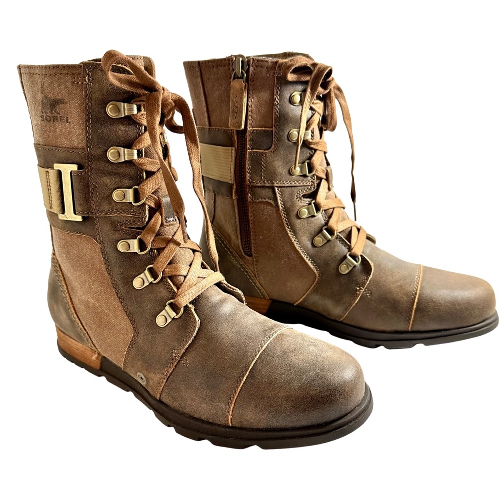 SOREL Boots Major Carly Nutmeg/Flax Size 10.5